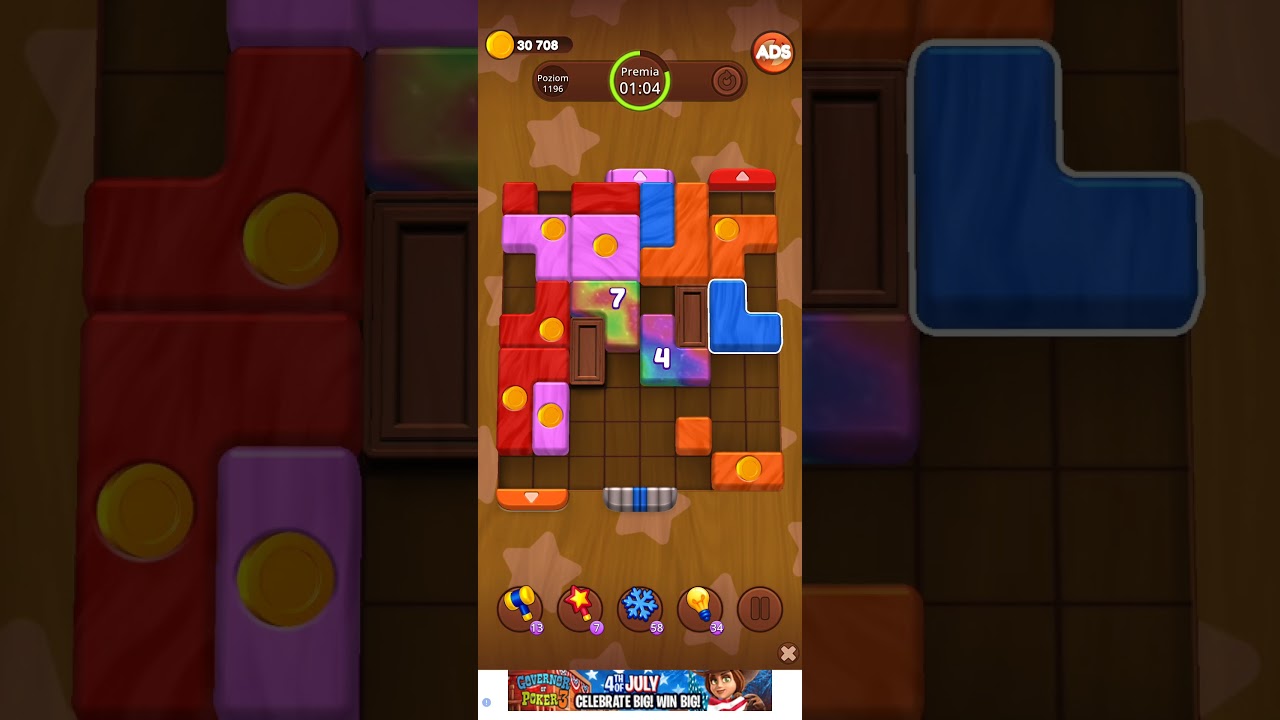 Color Wood Jam Level 1196: Color Wood Jam Level 1196