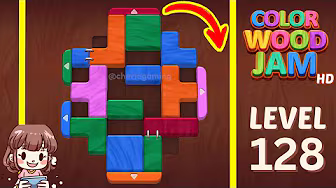 Color Wood Jam Level 128: Color Wood Jam Level 128