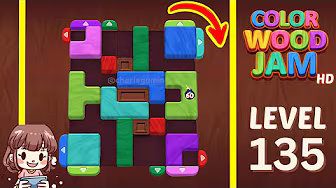 Color Wood Jam Level 135: Color Wood Jam Level 135