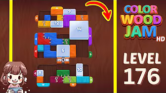 Color Wood Jam Level 176: Color Wood Jam Level 176