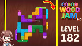 Color Wood Jam Level 182: Color Wood Jam Level 182