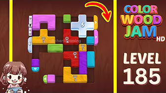 Color Wood Jam Level 185: Color Wood Jam Level 185