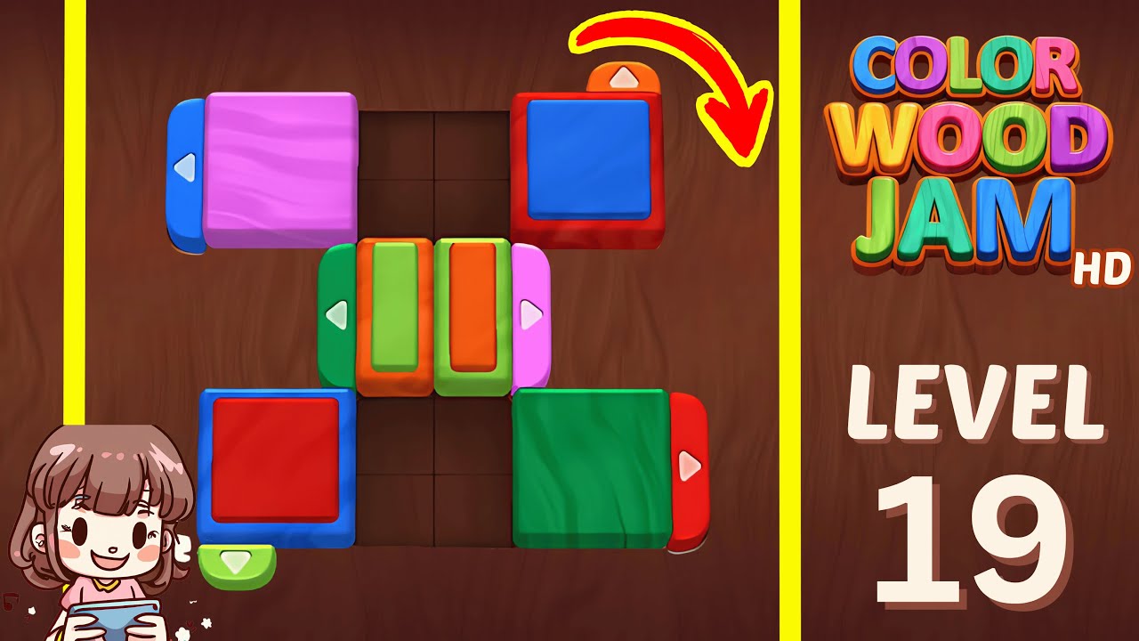 Color Wood Jam Level 19: Color Wood Jam Level 19