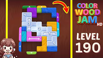 Color Wood Jam Level 190: Color Wood Jam Level 190