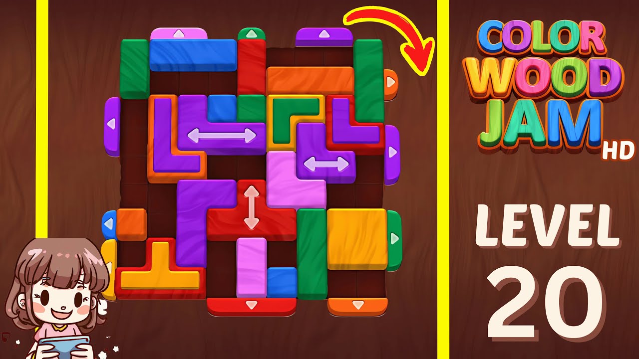 Color Wood Jam Level 20: Color Wood Jam Level 20