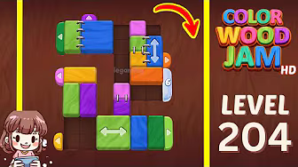 Color Wood Jam Level 204: Color Wood Jam Level 204
