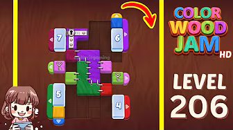 Color Wood Jam Level 206: Color Wood Jam Level 206