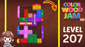 Color Wood Jam Level 207: Color Wood Jam Level 207