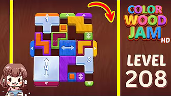 Color Wood Jam Level 208: Color Wood Jam Level 208