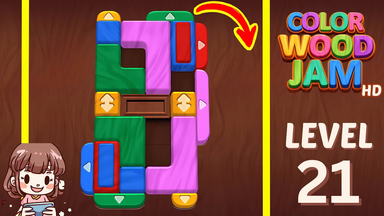 Color Wood Jam Level 21: Color Wood Jam Level 21