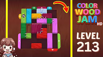 Color Wood Jam Level 213: Color Wood Jam Level 213