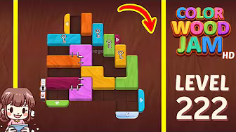 Color Wood Jam Level 222: Color Wood Jam Level 222