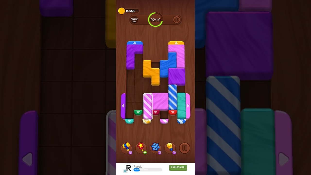 Color Wood Jam Level 244: Color Wood Jam Level 244