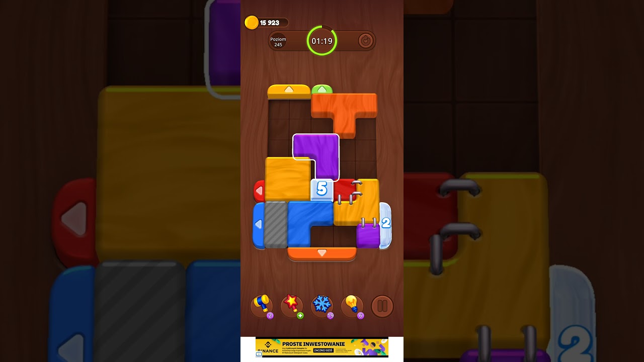 Color Wood Jam Level 245: Color Wood Jam Level 245