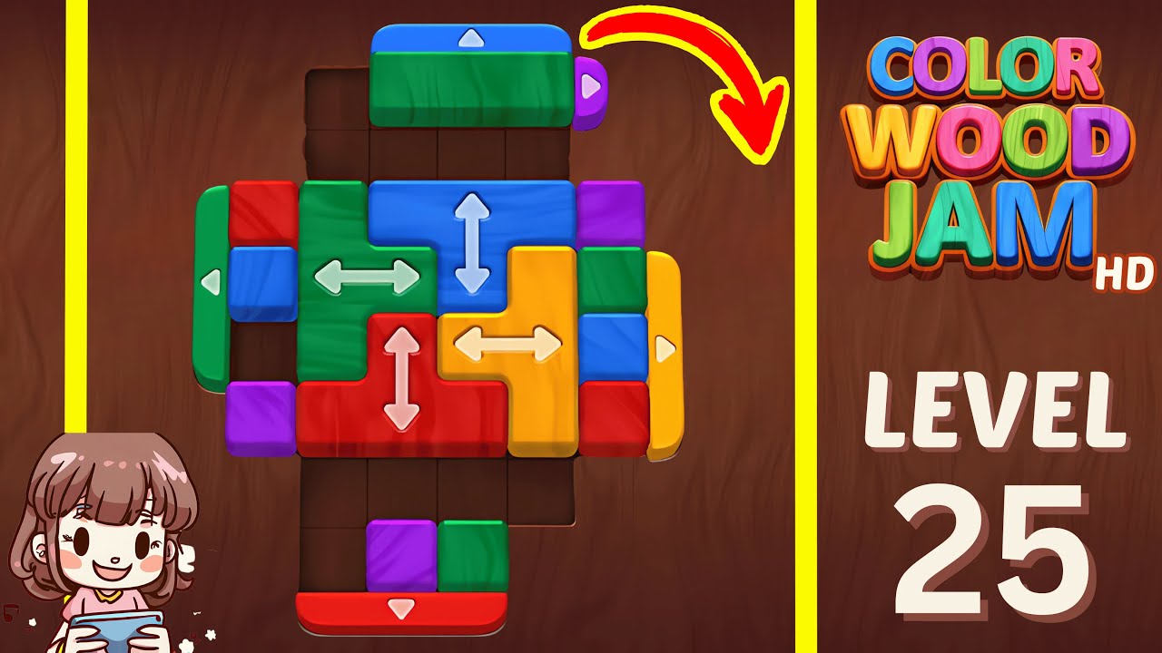 Color Wood Jam Level 25: Color Wood Jam Level 25