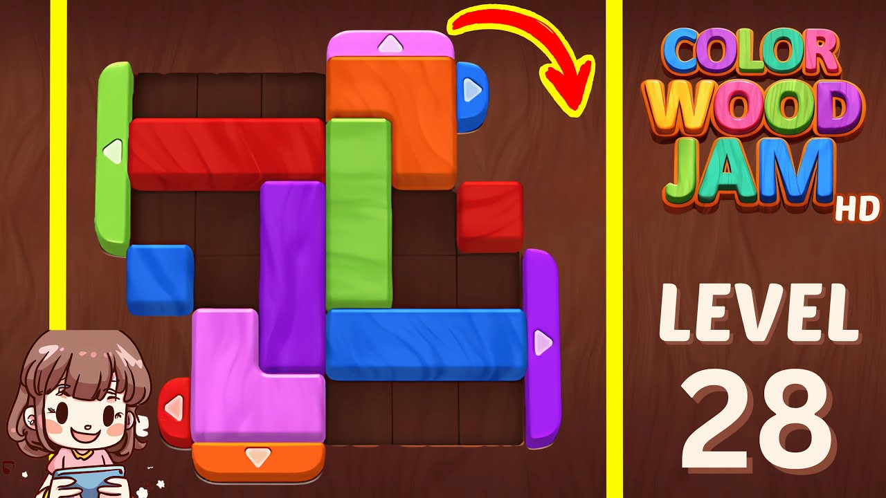 Color Wood Jam Level 28: Color Wood Jam Level 28