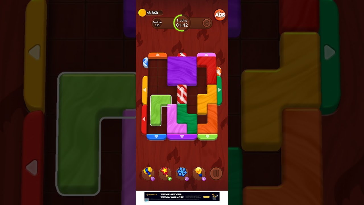 Color Wood Jam Level 295: Color Wood Jam Level 295
