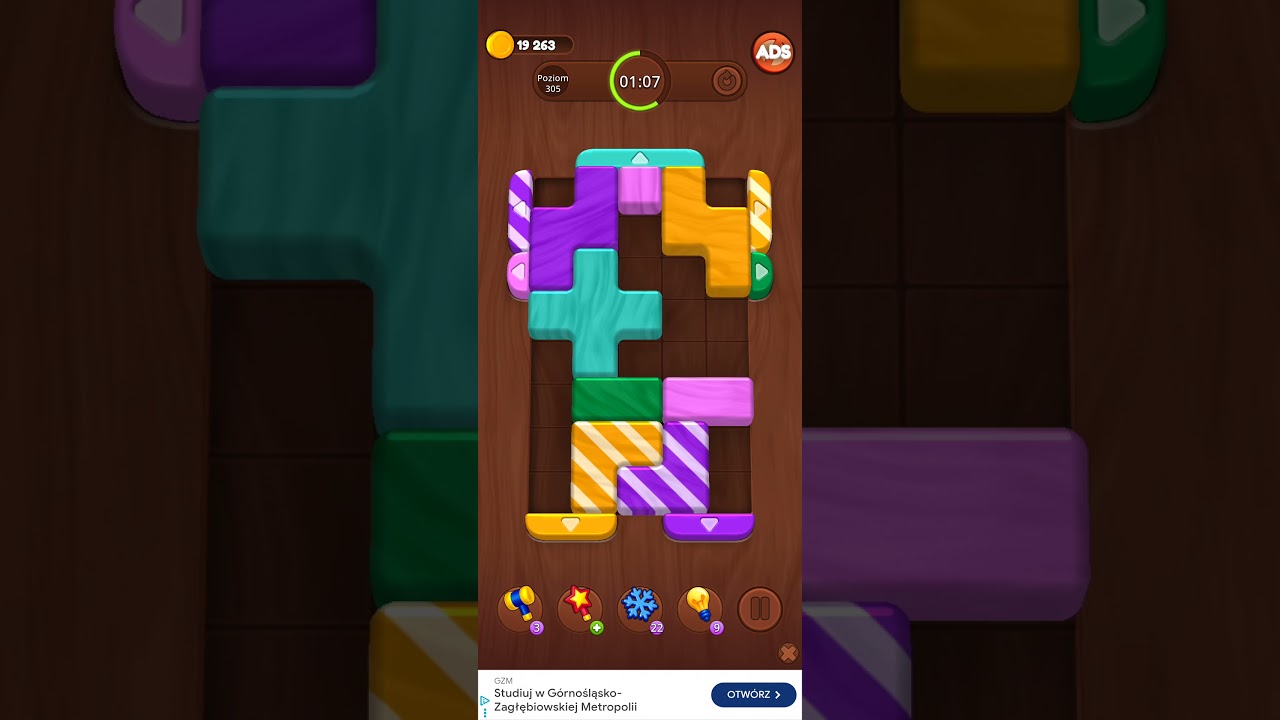 Color Wood Jam Level 305: Color Wood Jam Level 305