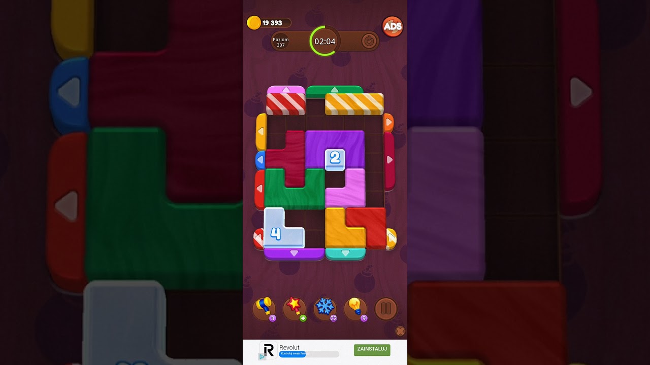 Color Wood Jam Level 307: Color Wood Jam Level 307