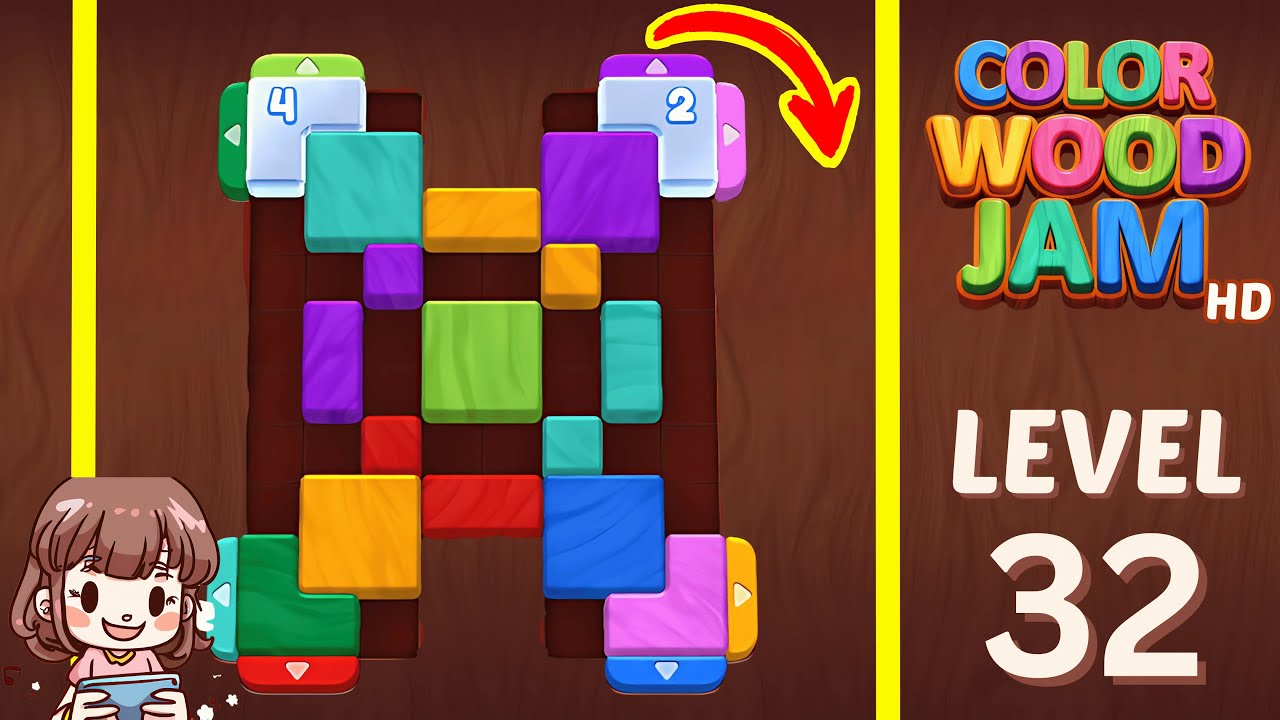 Color Wood Jam Level 32: Color Wood Jam Level 32
