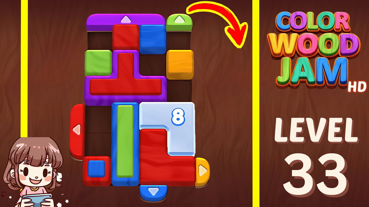 Color Wood Jam Level 33: Color Wood Jam Level 33