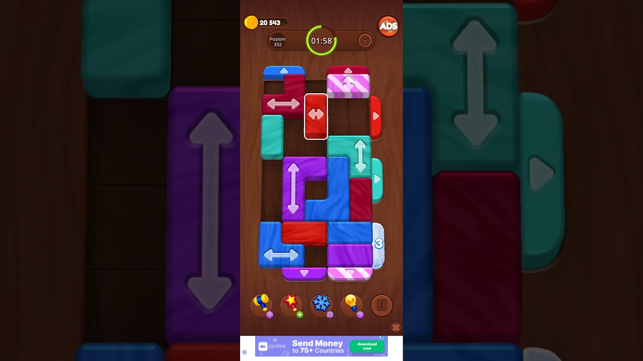 Color Wood Jam Level 332: Color Wood Jam Level 332