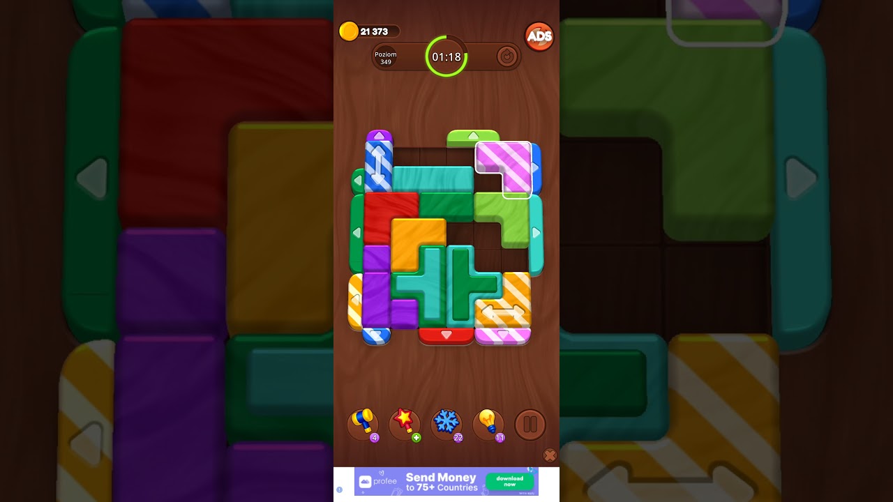 Color Wood Jam Level 349: Color Wood Jam Level 349