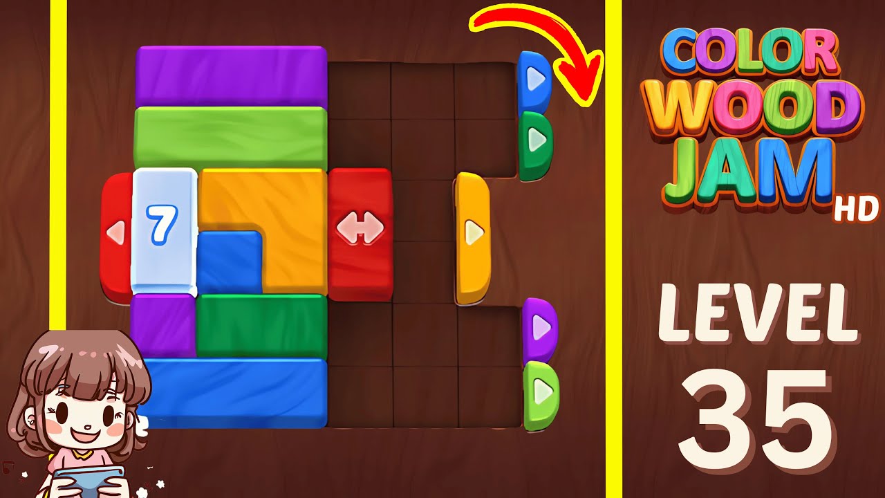 Color Wood Jam Level 35: Color Wood Jam Level 35