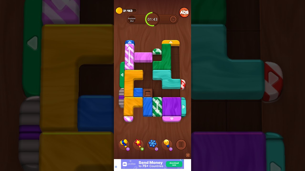 Color Wood Jam Level 352: Color Wood Jam Level 352