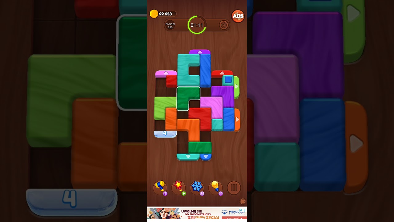 Color Wood Jam Level 365: Color Wood Jam Level 365