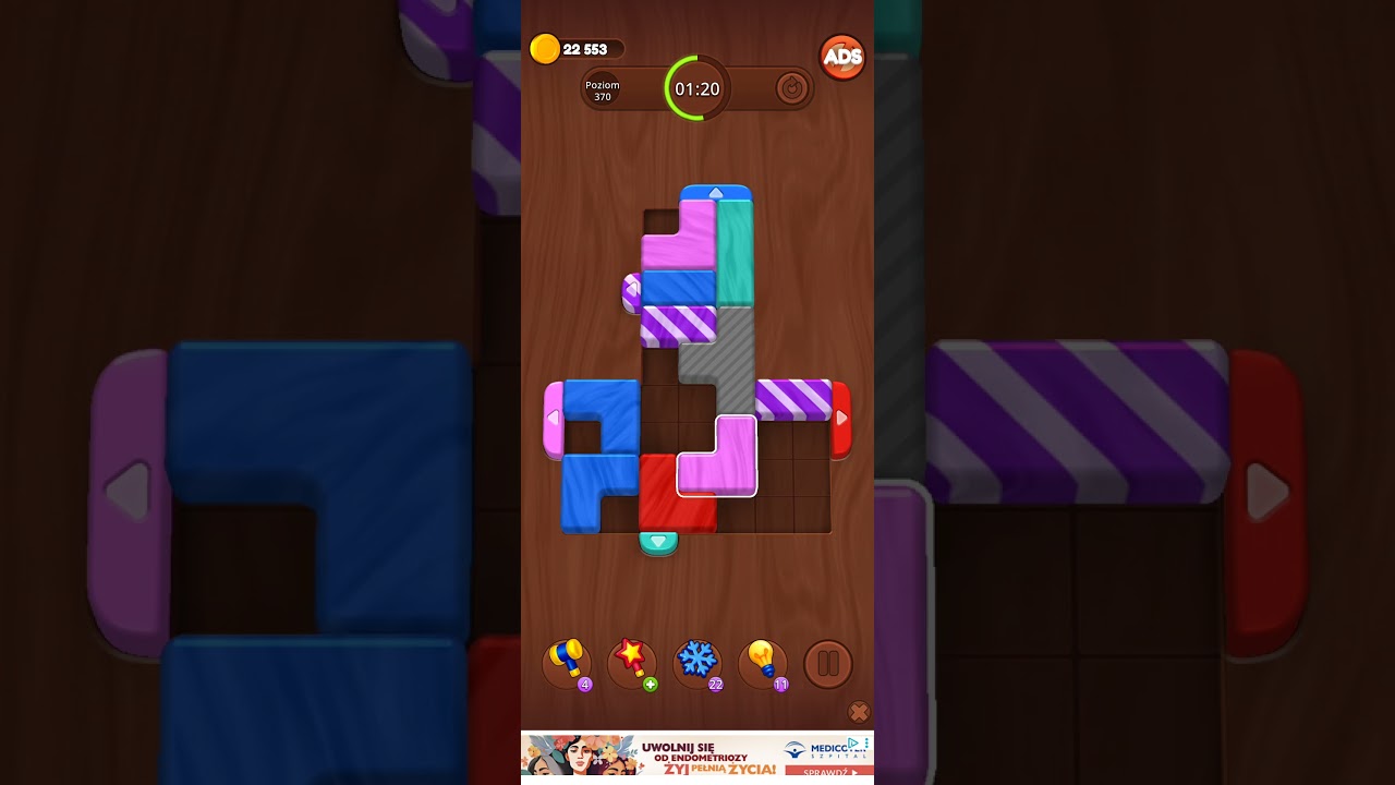 Color Wood Jam Level 370: Color Wood Jam Level 370