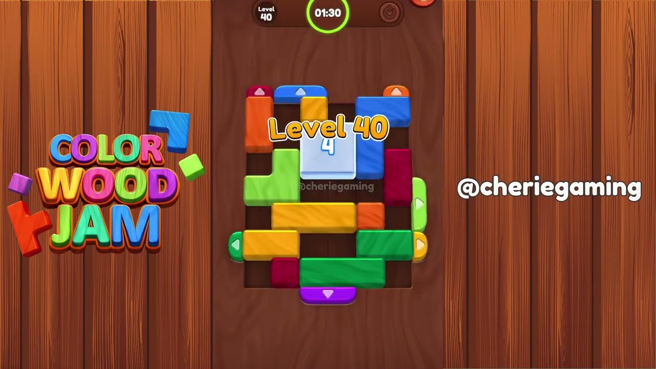 Color Wood Jam Level 40: Color Wood Jam Level 40