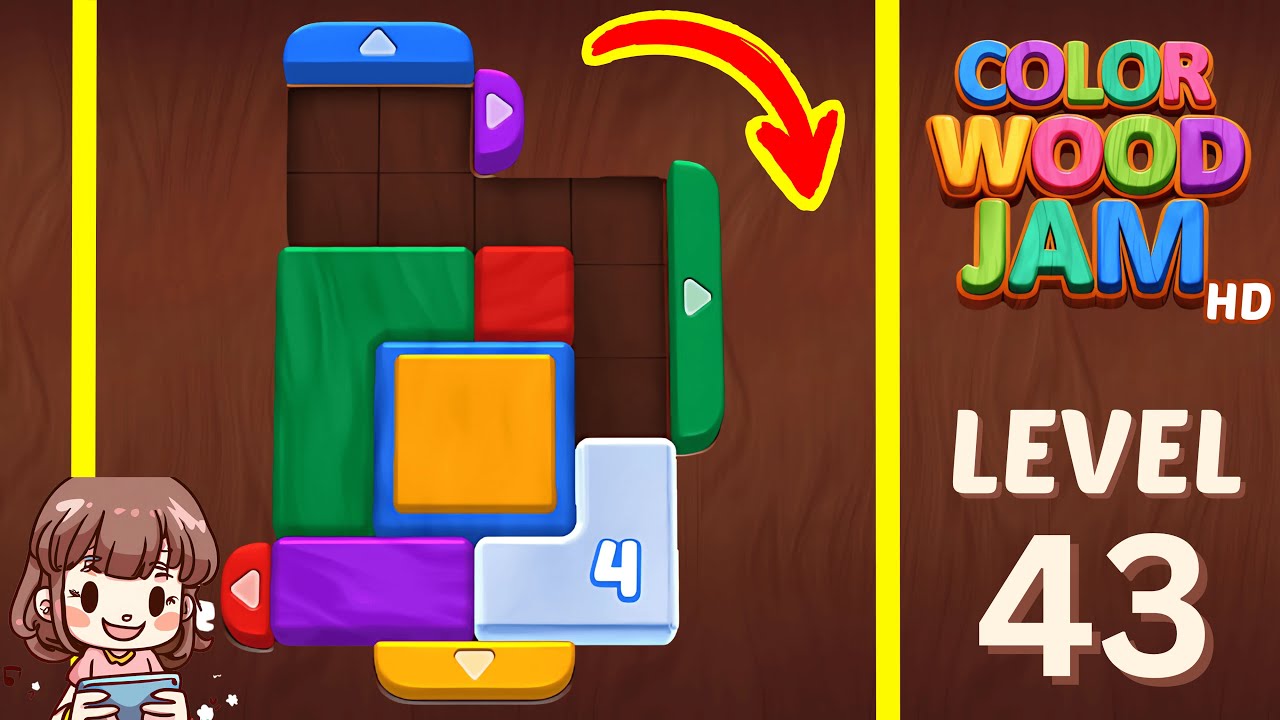Color Wood Jam Level 43: Color Wood Jam Level 43