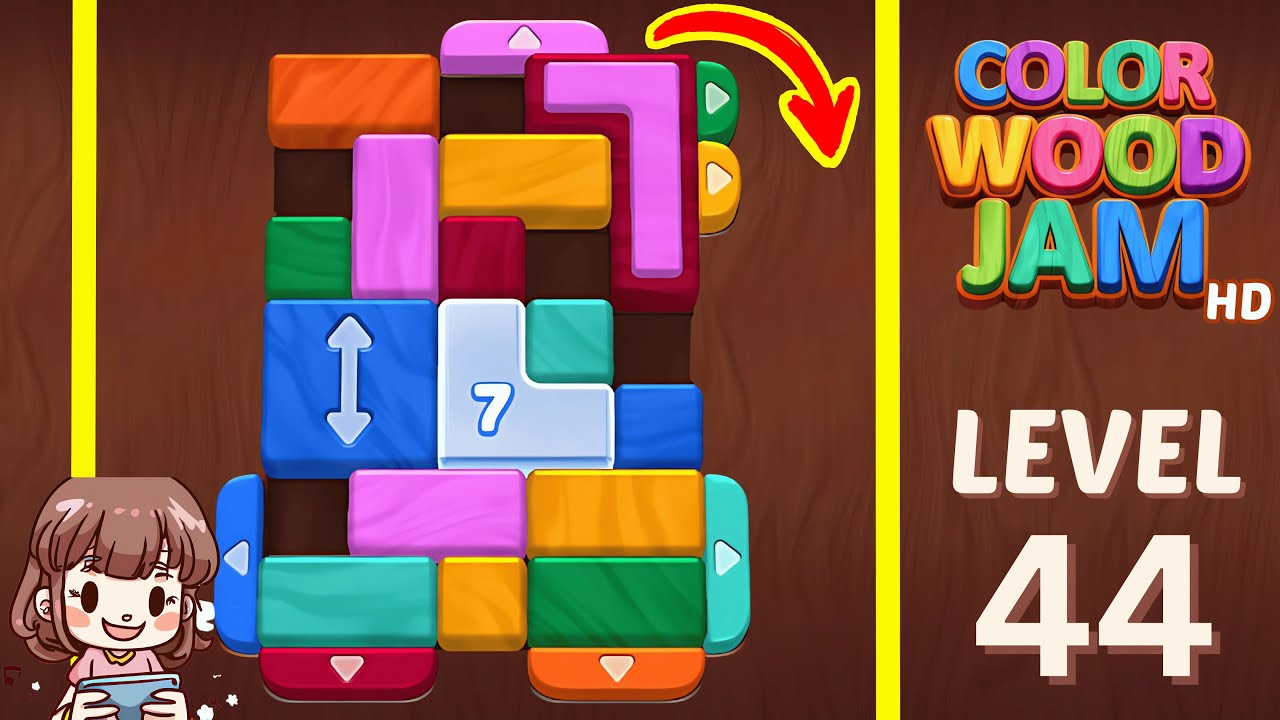 Color Wood Jam Level 44: Color Wood Jam Level 44