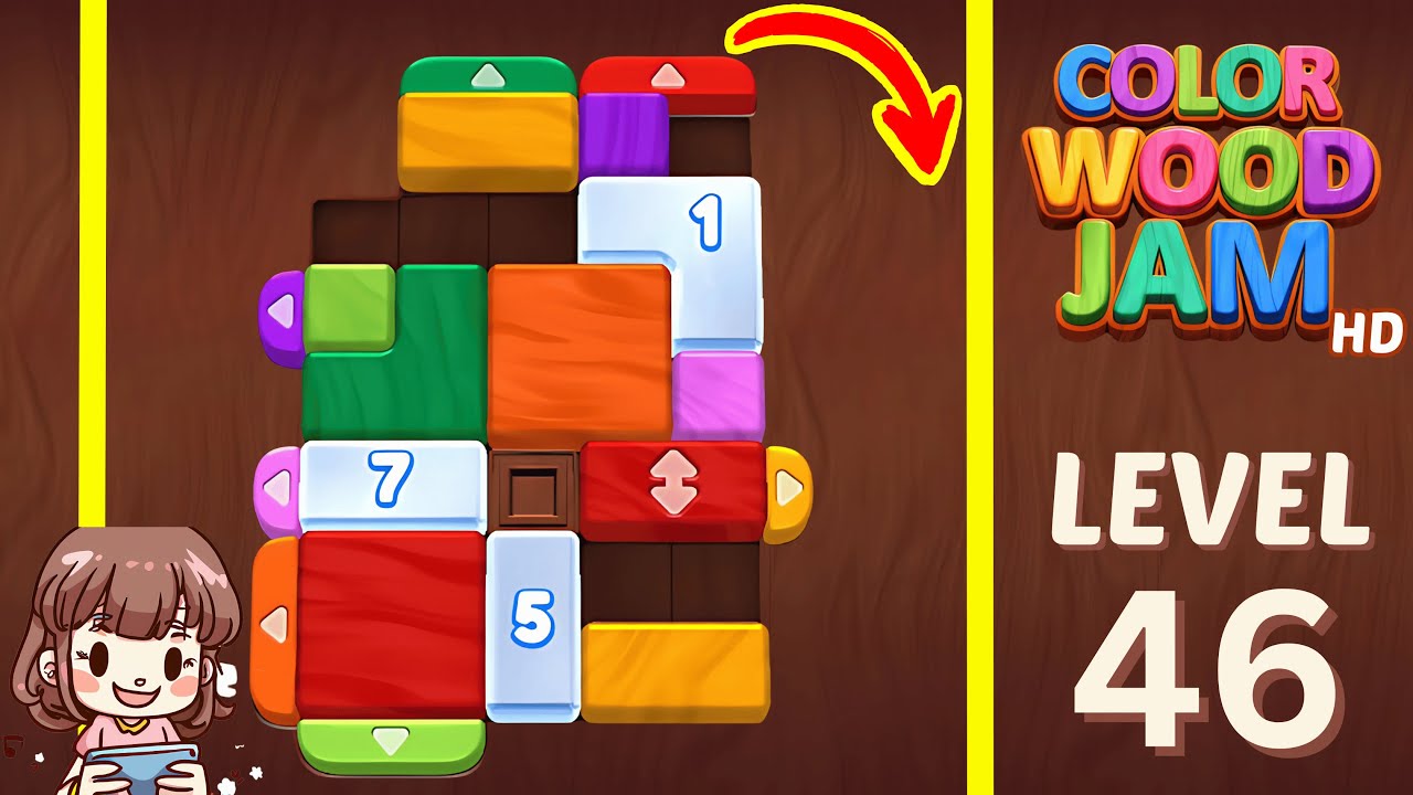 Color Wood Jam Level 46: Color Wood Jam Level 46