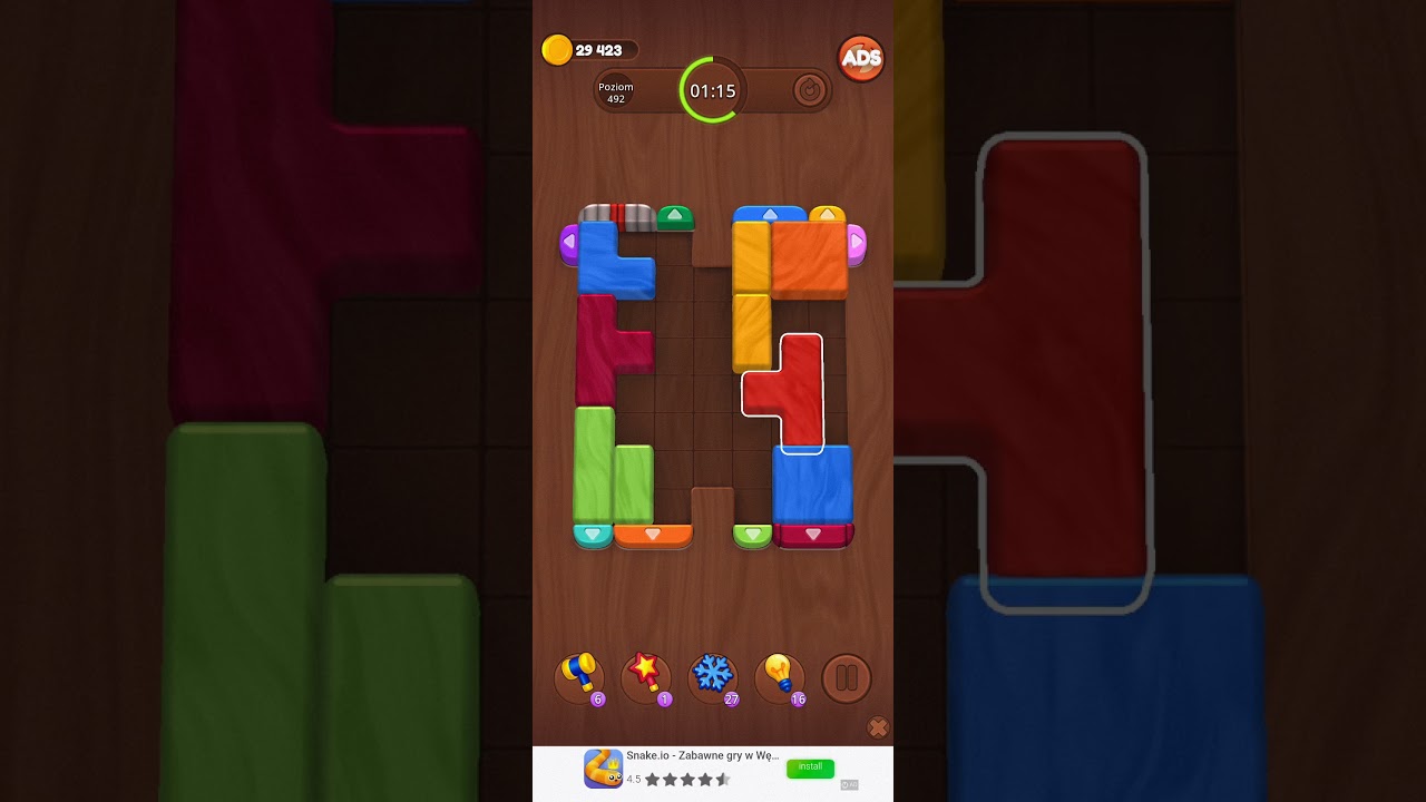 Color Wood Jam Level 492: Color Wood Jam Level 492