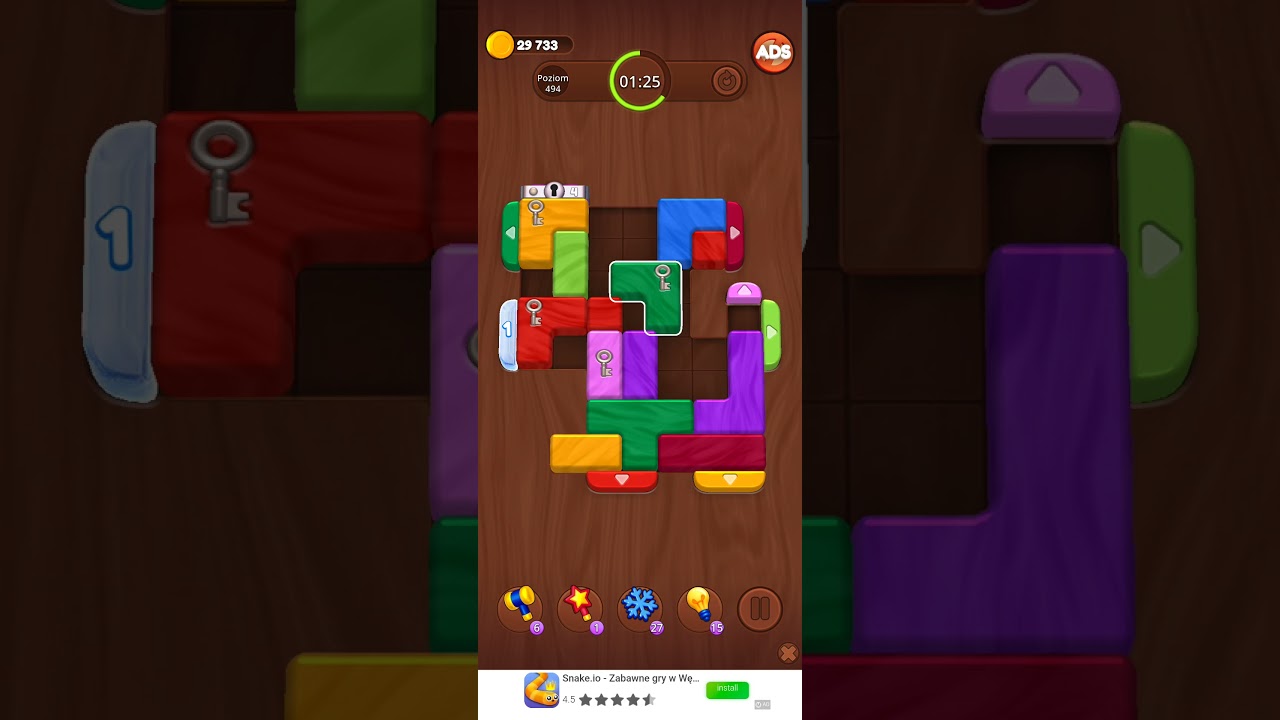 Color Wood Jam Level 494: Color Wood Jam Level 494