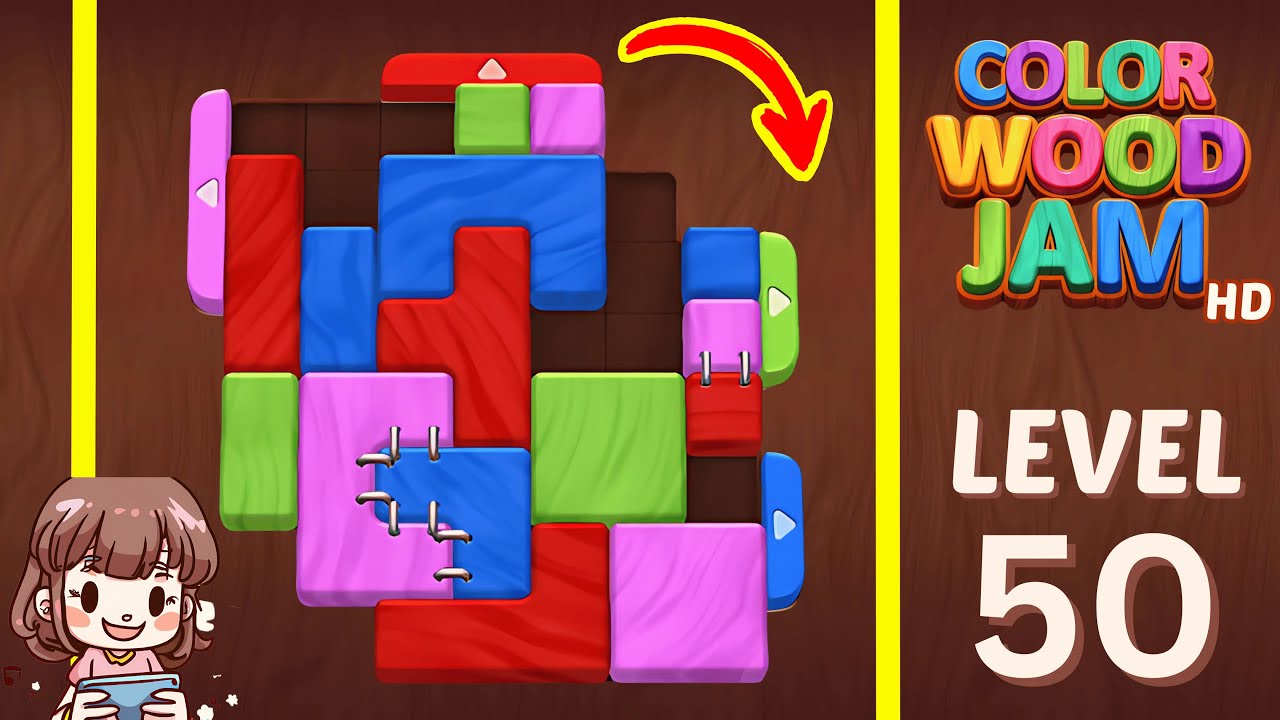 Color Wood Jam Level 50: Color Wood Jam Level 50