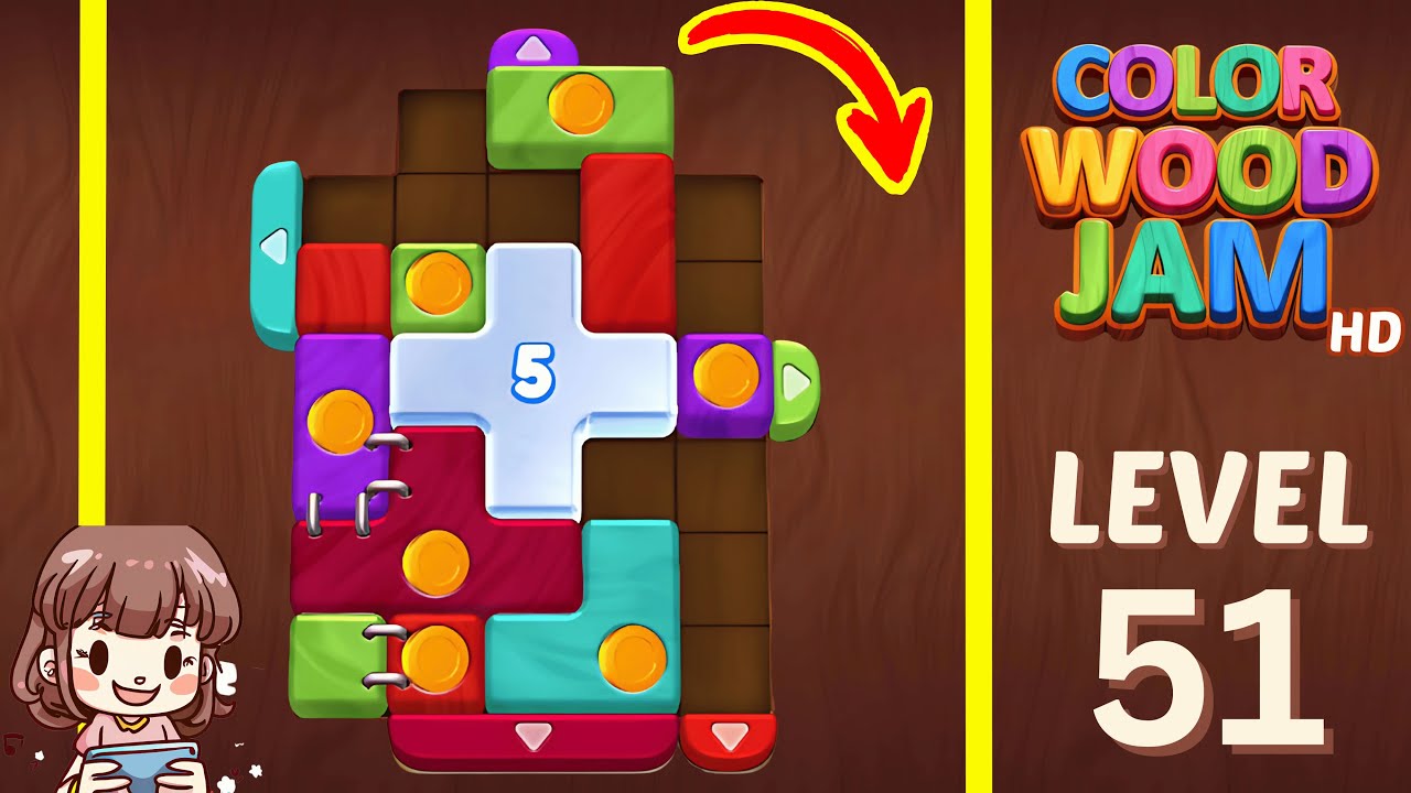 Color Wood Jam Level 51: Color Wood Jam Level 51