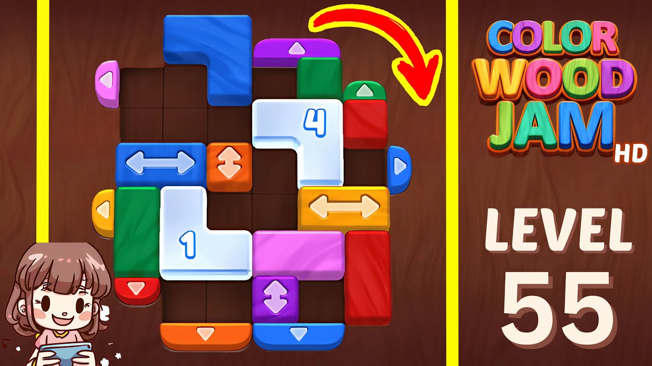 Color Wood Jam Level 55: Color Wood Jam Level 55