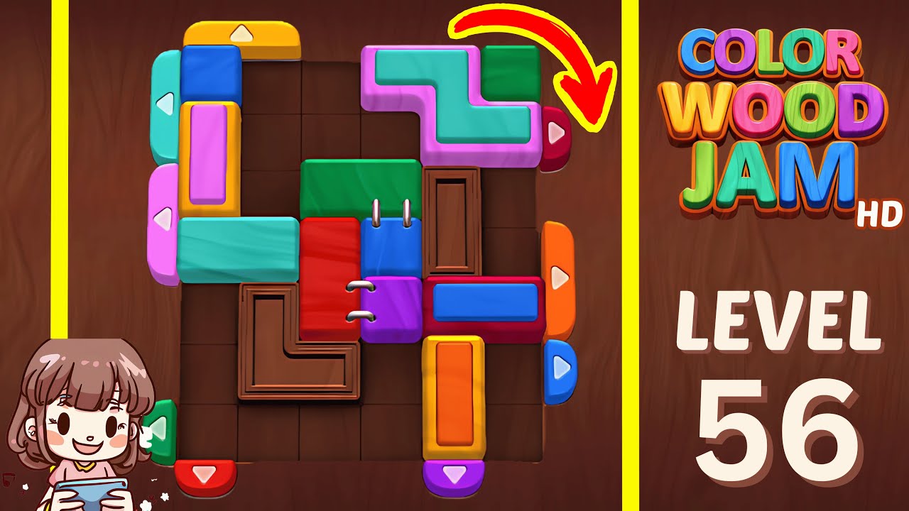 Color Wood Jam Level 56: Color Wood Jam Level 56