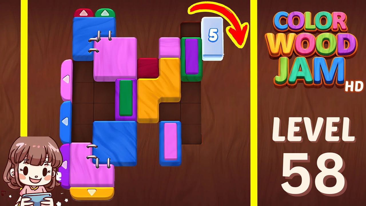 Color Wood Jam Level 58: Color Wood Jam Level 58