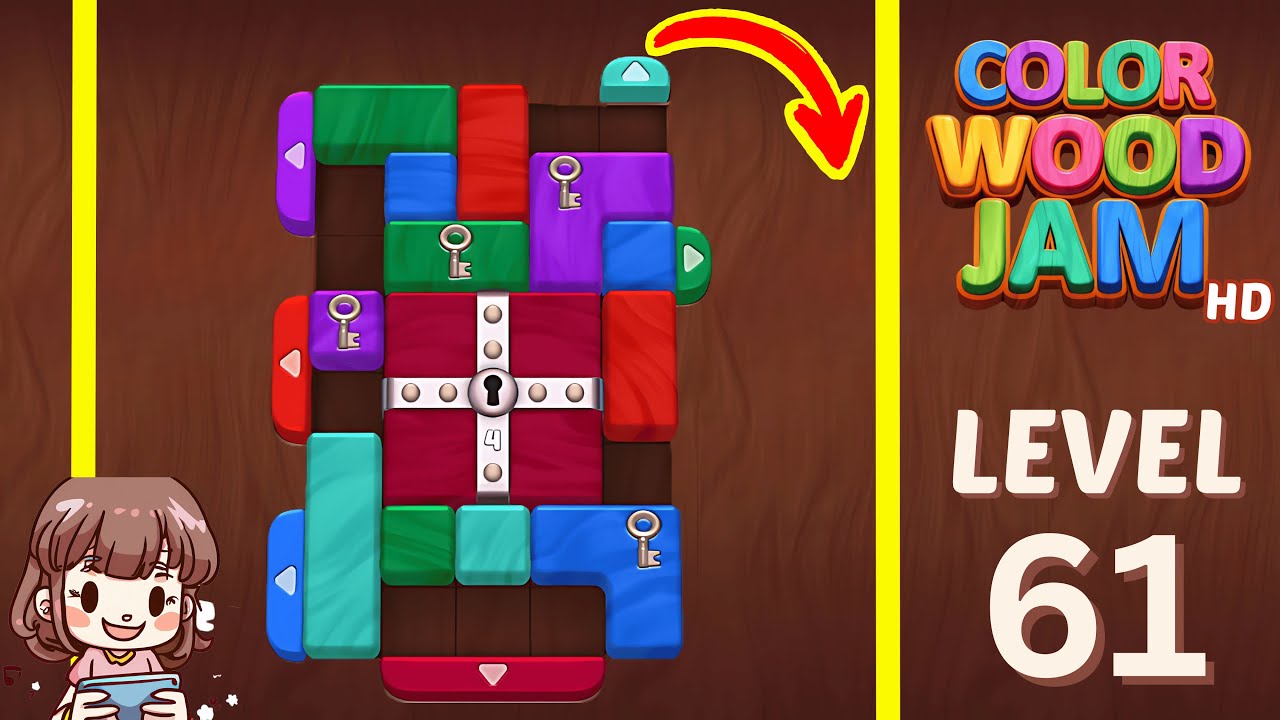 Color Wood Jam Level 61: Color Wood Jam Level 61