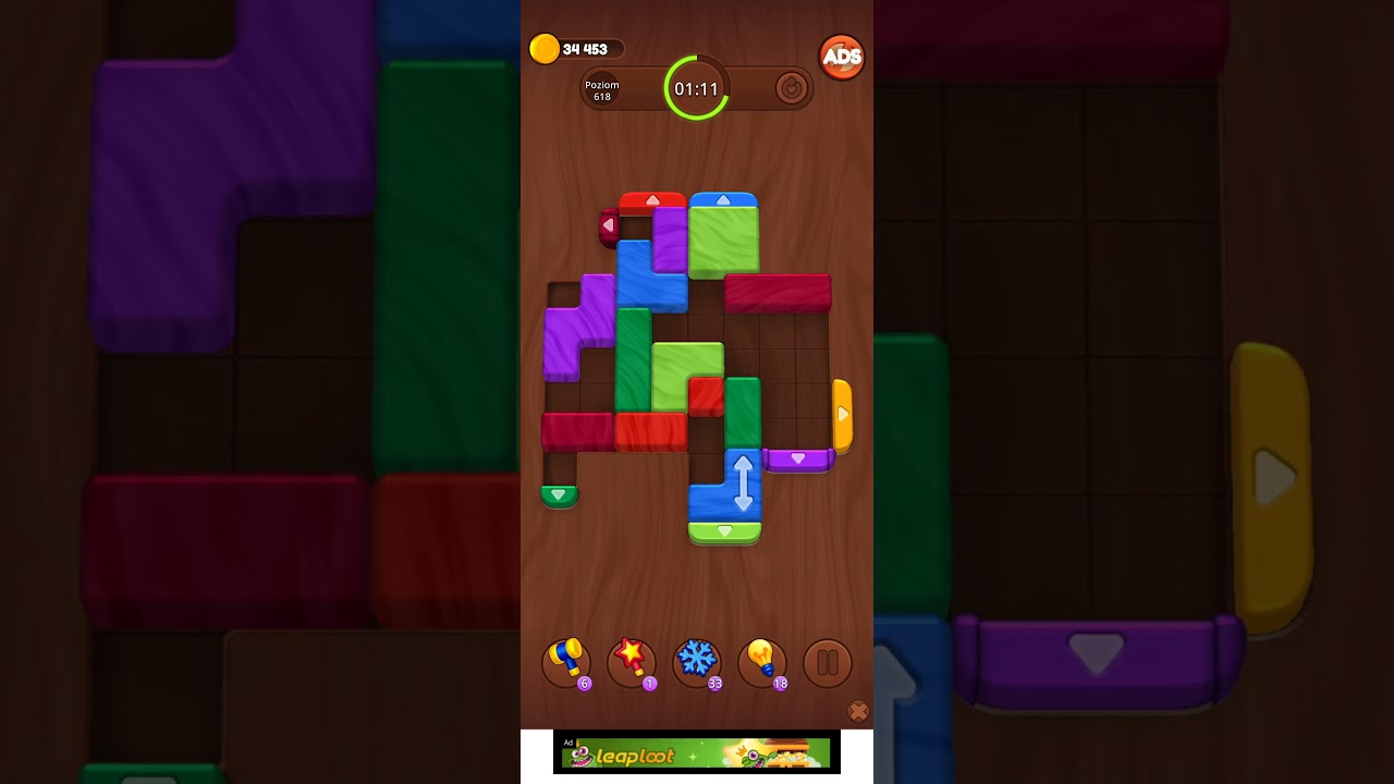Color Wood Jam Level 618: Color Wood Jam Level 618