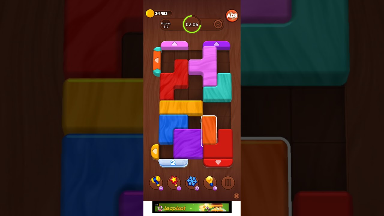 Color Wood Jam Level 619: Color Wood Jam Level 619