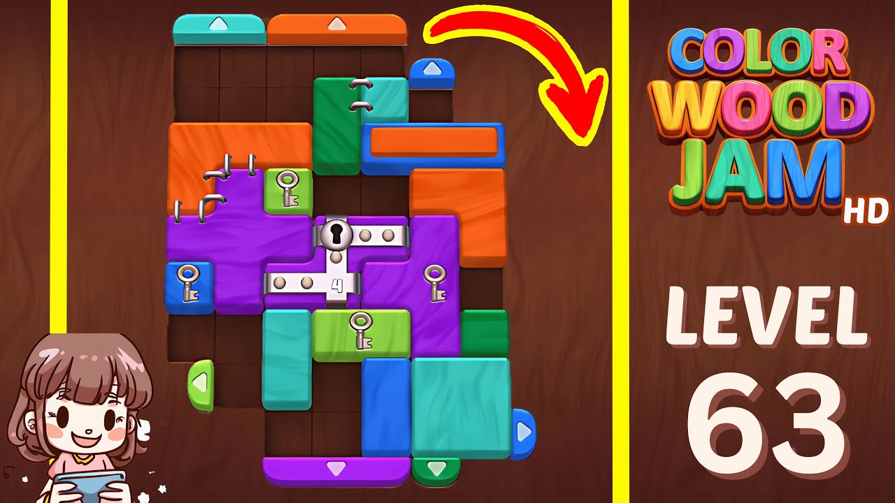 Color Wood Jam Level 63: Color Wood Jam Level 63