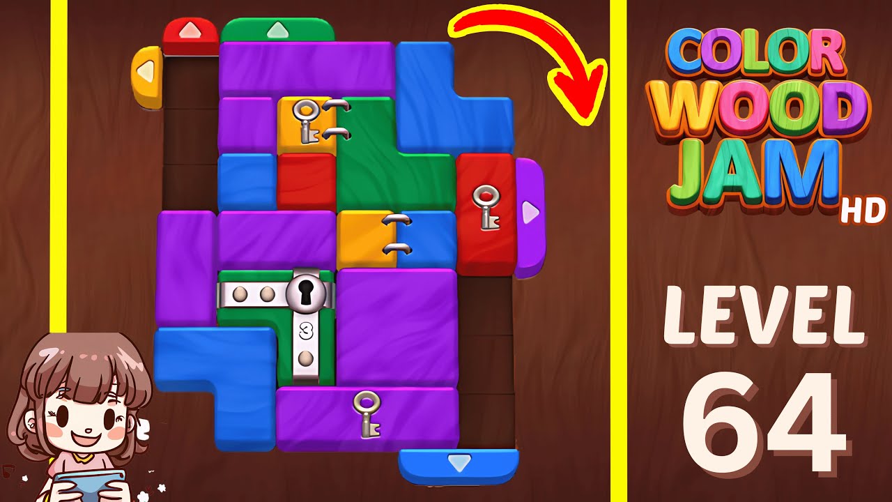 Color Wood Jam Level 64: Color Wood Jam Level 64