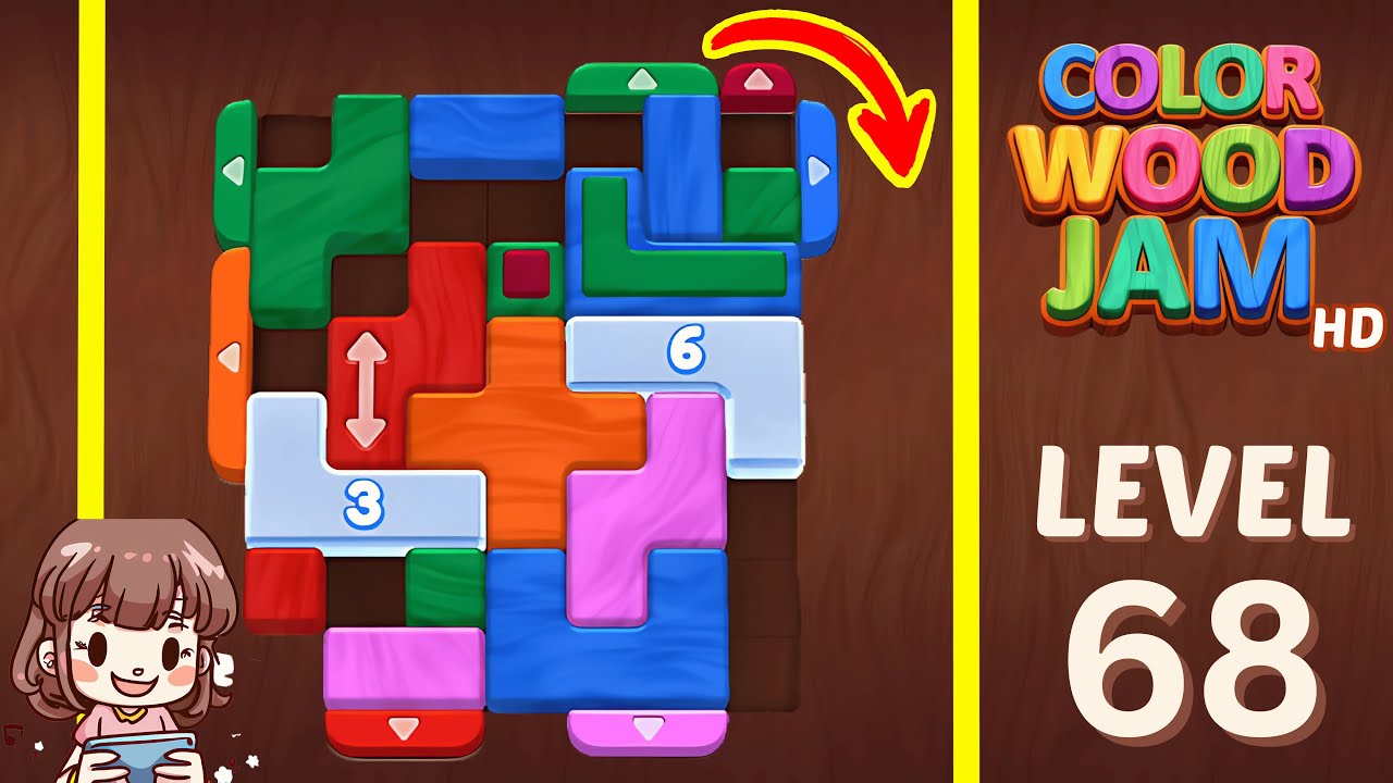 Color Wood Jam Level 68: Color Wood Jam Level 68