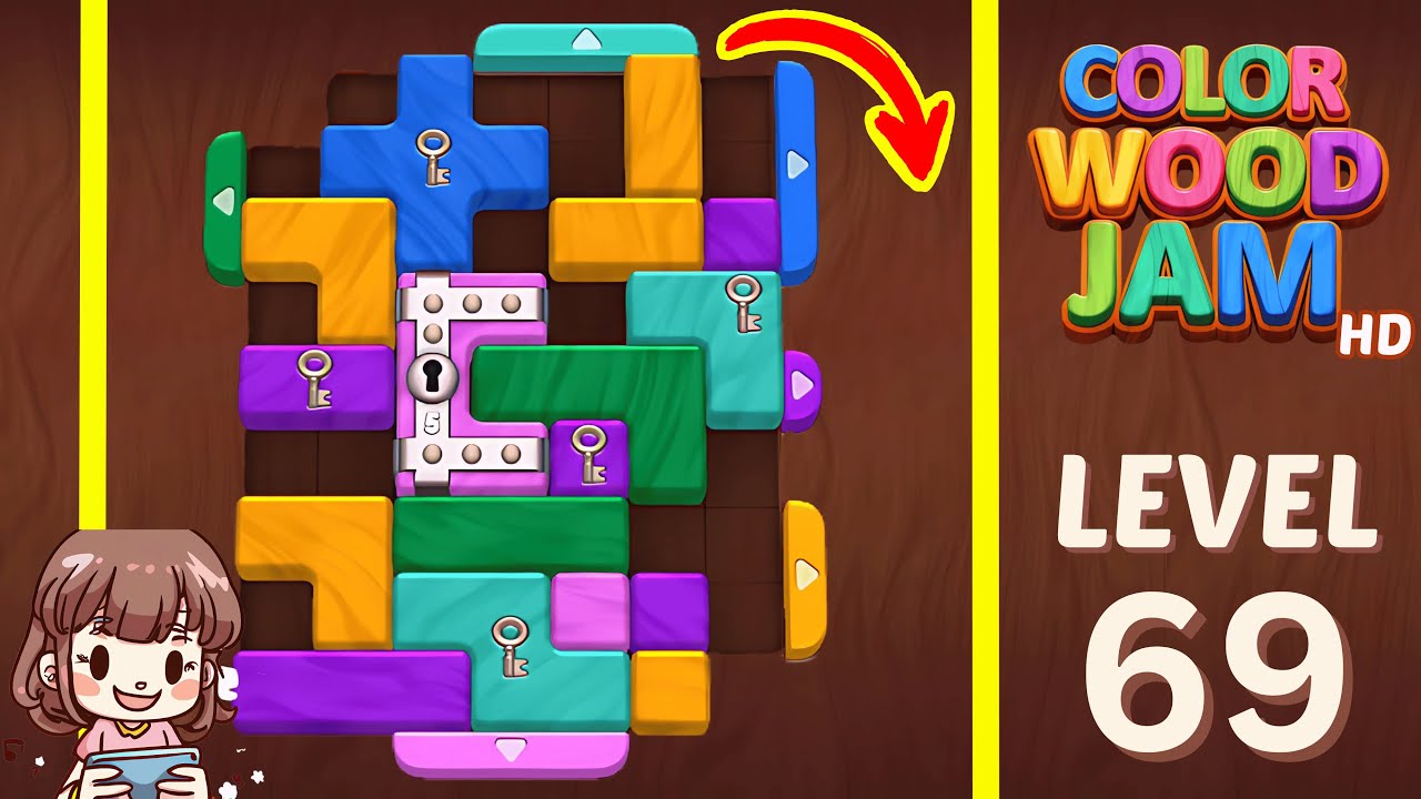 Color Wood Jam Level 69: Color Wood Jam Level 69