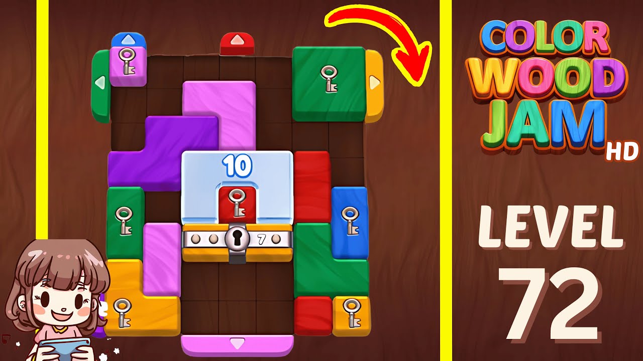Color Wood Jam Level 72: Color Wood Jam Level 72